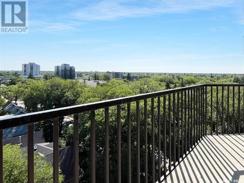 1004 717 Victoria Avenue, Saskatoon, SK - Outdoor With Balcony With View