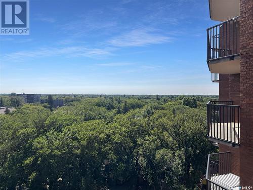 1004 717 Victoria Avenue, Saskatoon, SK - Outdoor With Balcony With View