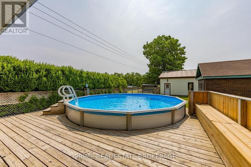 22461 Dundonald Road, Southwest Middlesex (Glencoe), ON - Outdoor With Above Ground Pool With Exterior