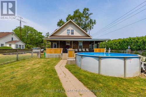 22461 Dundonald Road, Southwest Middlesex (Glencoe), ON - Outdoor With Above Ground Pool