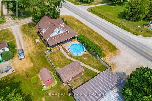 22461 Dundonald Road, Southwest Middlesex (Glencoe), ON - Outdoor With Above Ground Pool With View