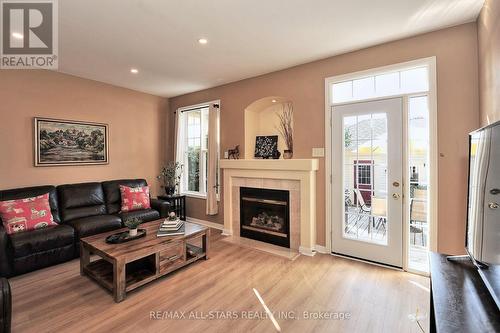 1 Almira Avenue, Markham (Cornell), ON - Indoor Photo Showing Living Room With Fireplace