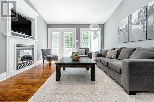 187 Greenway Drive, Wasaga Beach, ON - Indoor Photo Showing Living Room With Fireplace