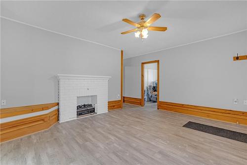 506 Alder Street W, Haldimand County, ON - Indoor Photo Showing Other Room With Fireplace