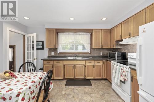 18 Pinemore Blvd, Sault Ste. Marie, ON - Indoor Photo Showing Kitchen With Double Sink