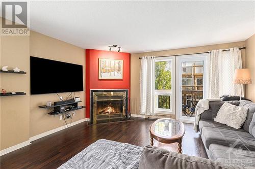 332 Briston Private, Ottawa, ON - Indoor Photo Showing Living Room With Fireplace