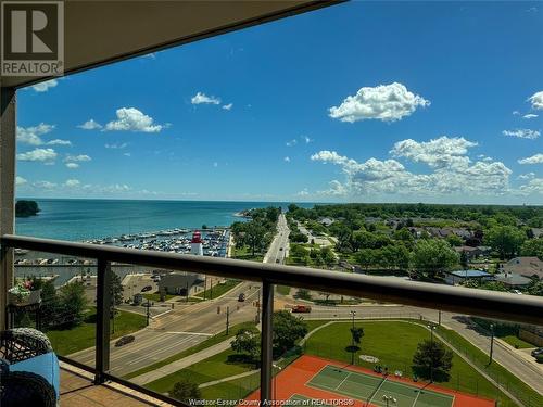 9099 Riverside Unit# 1320, Windsor, ON - Outdoor With Body Of Water With Balcony With View