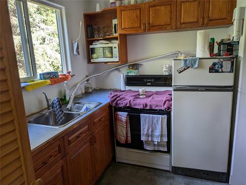 1574 Ireland Road, Seymour Arm, BC - Indoor Photo Showing Kitchen With Double Sink