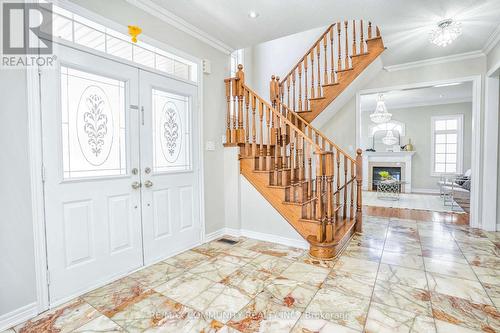 42 Reginald Lamb Crescent, Markham, ON - Indoor Photo Showing Other Room With Fireplace