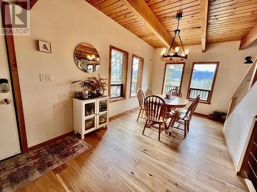 7220 Summit Road, Canim Lake, BC - Indoor Photo Showing Dining Room