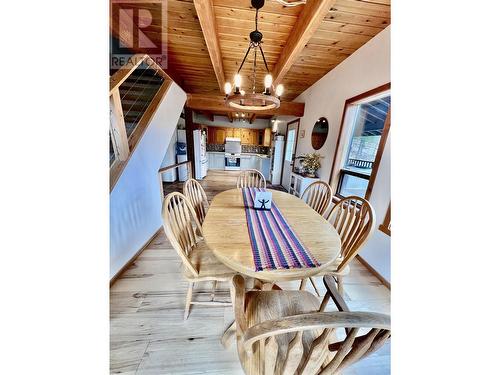 7220 Summit Road, Canim Lake, BC - Indoor Photo Showing Dining Room