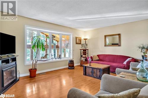 506 Cedar Glen Road, Dunsford, ON - Indoor Photo Showing Living Room With Fireplace