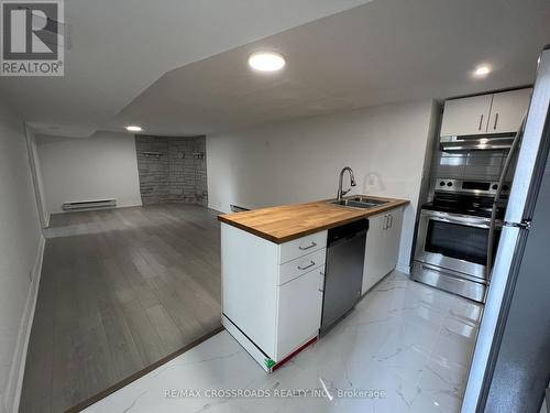 Bsmt - 1386 Simcoe Street S, Oshawa (Lakeview), ON - Indoor Photo Showing Kitchen With Double Sink