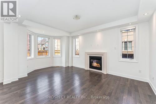 15 Lyle Way, Brampton (Credit Valley), ON - Indoor Photo Showing Living Room With Fireplace