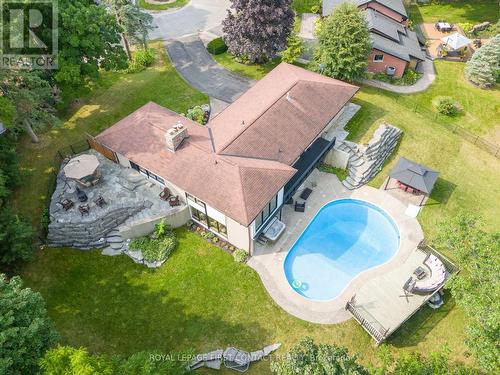 4 Brookdale Drive, Barrie (Sunnidale), ON - Outdoor With In Ground Pool With View