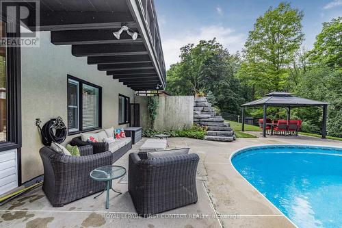 4 Brookdale Drive, Barrie (Sunnidale), ON - Outdoor With In Ground Pool With Deck Patio Veranda