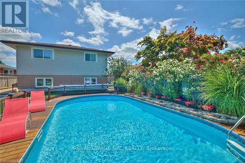 23 Andrea Drive, St. Catharines, ON - Outdoor With In Ground Pool