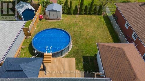 187 Clarke Street, Port Colborne, ON - Outdoor With Above Ground Pool