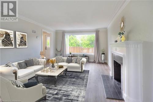 23 James Street, Waterloo, ON - Indoor Photo Showing Living Room With Fireplace