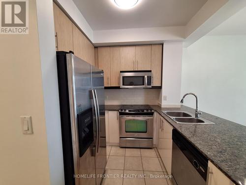 1009 - 18 Holmes Avenue, Toronto (Willowdale East), ON - Indoor Photo Showing Kitchen With Double Sink