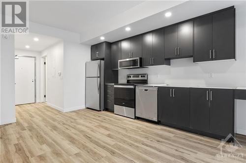 177 Armstrong Street Unit#406, Ottawa, ON - Indoor Photo Showing Kitchen With Stainless Steel Kitchen