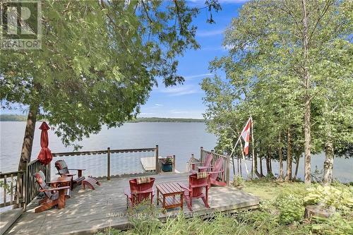 4537 Kingfish Bay Road N, Rideau Lakes, ON - Outdoor With Body Of Water With Deck Patio Veranda With View