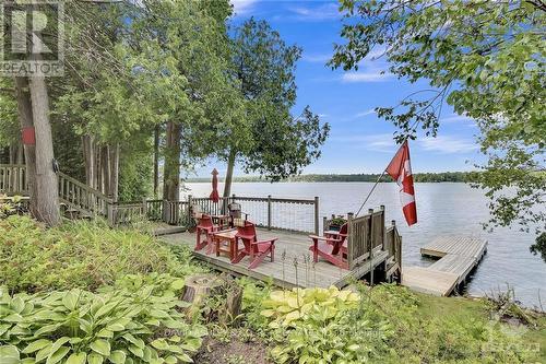 4537 Kingfish Bay Road N, Rideau Lakes, ON - Outdoor With Body Of Water With Deck Patio Veranda With View