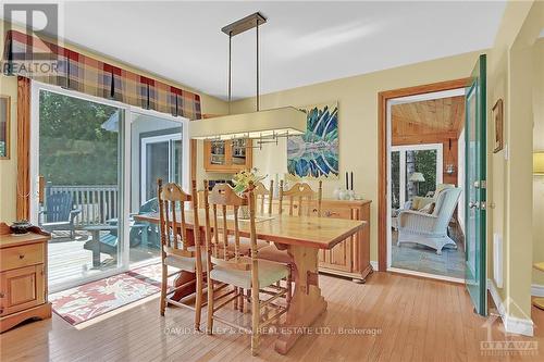 4537 Kingfish Bay Road N, Rideau Lakes, ON - Indoor Photo Showing Dining Room