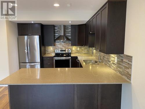 302 467 Tabor Boulevard, Prince George, BC - Indoor Photo Showing Kitchen With Double Sink With Upgraded Kitchen