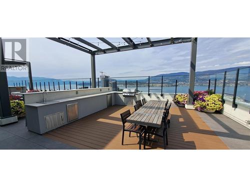 1471 St Paul Street Unit# 908, Kelowna, BC - Outdoor With Body Of Water With Deck Patio Veranda With View With Exterior