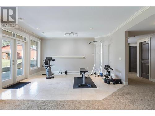 4284 Jaud Road, Kelowna, BC - Indoor Photo Showing Gym Room