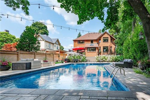 27 Claremont Drive, Hamilton, ON - Outdoor With In Ground Pool