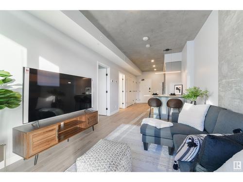 #202 11141 84 Av Nw, Edmonton, AB - Indoor Photo Showing Living Room