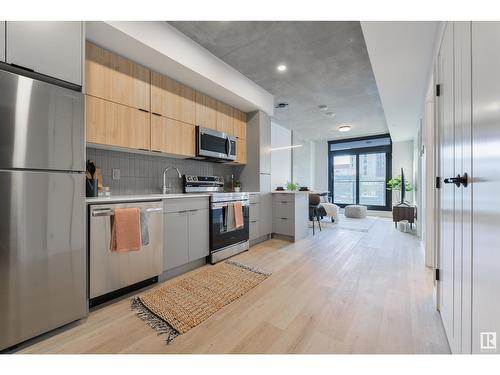 #202 11141 84 Av Nw, Edmonton, AB - Indoor Photo Showing Kitchen