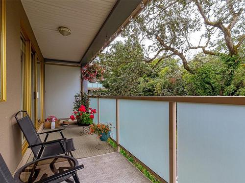 214-1025 Inverness Rd, Saanich, BC - Outdoor With Deck Patio Veranda With Exterior