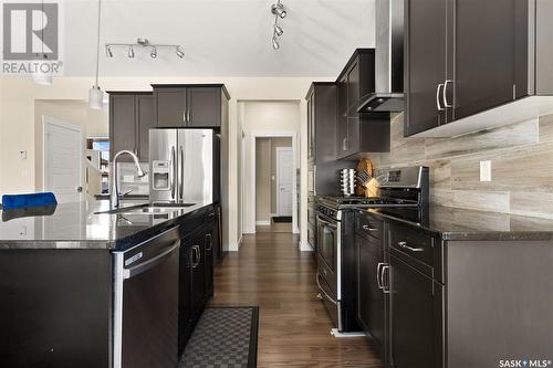 3414 Green Stone Road, Regina, SK - Indoor Photo Showing Kitchen With Upgraded Kitchen