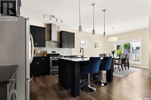 3414 Green Stone Road, Regina, SK - Indoor Photo Showing Kitchen With Upgraded Kitchen