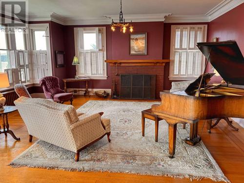 2150 Atlin Avenue, Prince Rupert, BC - Indoor Photo Showing Living Room With Fireplace