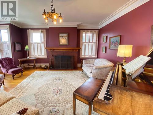 2150 Atlin Avenue, Prince Rupert, BC - Indoor Photo Showing Living Room With Fireplace