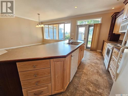 6 Jackson Drive, Meadow Lake, SK - Indoor Photo Showing Kitchen With Double Sink