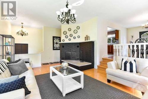 2597 North Campbell Road, Augusta, ON - Indoor Photo Showing Living Room With Fireplace