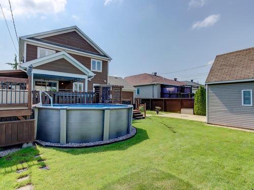 Cour - 281 Rue Ravel, Saint-Jean-Sur-Richelieu, QC - Outdoor With Above Ground Pool With Exterior