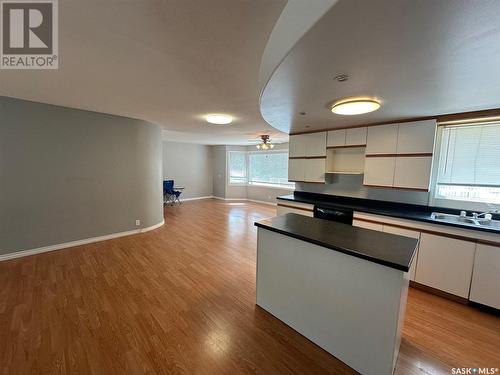 507 Hudson Street, Hudson Bay, SK - Indoor Photo Showing Kitchen With Double Sink