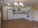 306 102 Manor Drive, Nipawin, SK  - Indoor Photo Showing Kitchen With Double Sink 