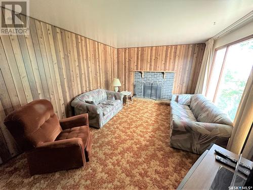 113 Prince Street, Hudson Bay, SK - Indoor Photo Showing Other Room With Fireplace