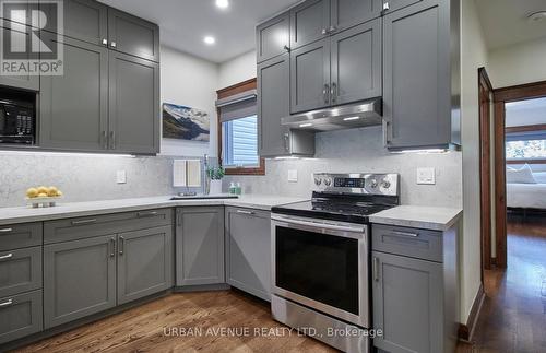 292 Withrow Avenue, Toronto, ON - Indoor Photo Showing Kitchen With Upgraded Kitchen