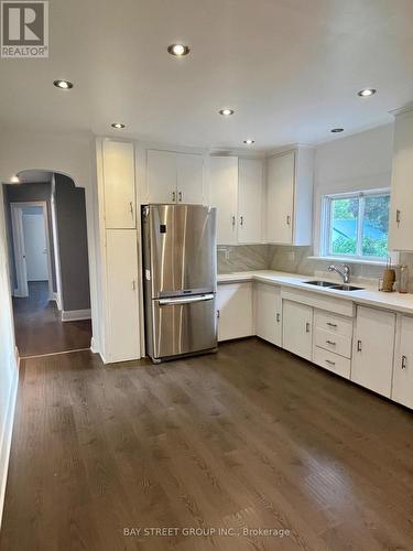 Ground - 20 Wales Avenue, Markham (Old Markham Village), ON - Indoor Photo Showing Kitchen With Double Sink