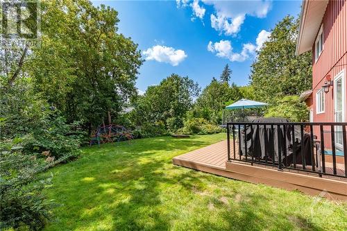 Oversized back yard - 108 Banning Road, Kanata, ON - Outdoor With Deck Patio Veranda