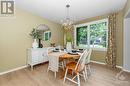 Cozy dining room - 108 Banning Road, Kanata, ON  - Indoor Photo Showing Dining Room 