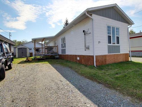 Cour - 21 Rue Yvon, Rouyn-Noranda, QC - Outdoor With Deck Patio Veranda With Exterior